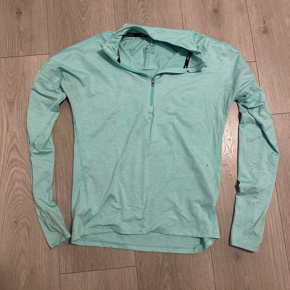 Nike Teal Long Sleeve Pullover